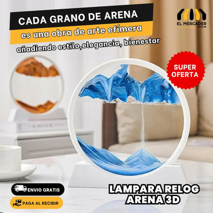 RELOG DE ARENA DECORATIVO 3D