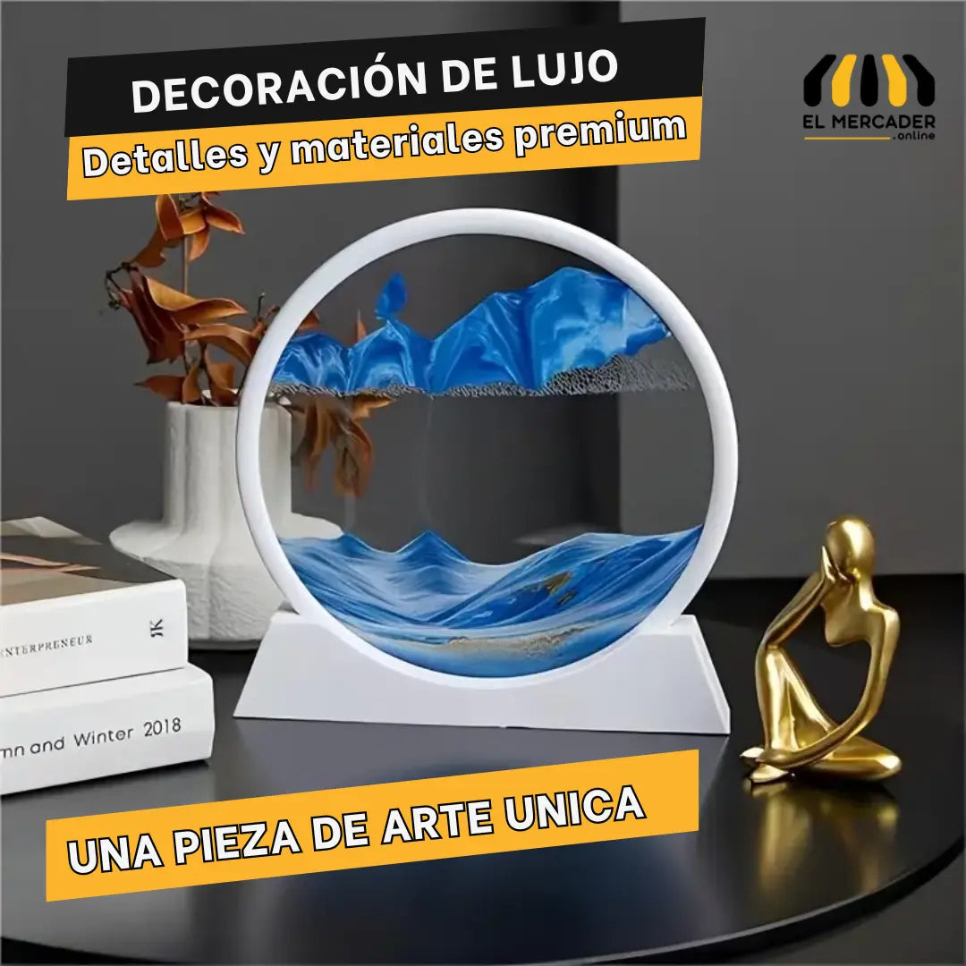 RELOG DE ARENA DECORATIVO 3D