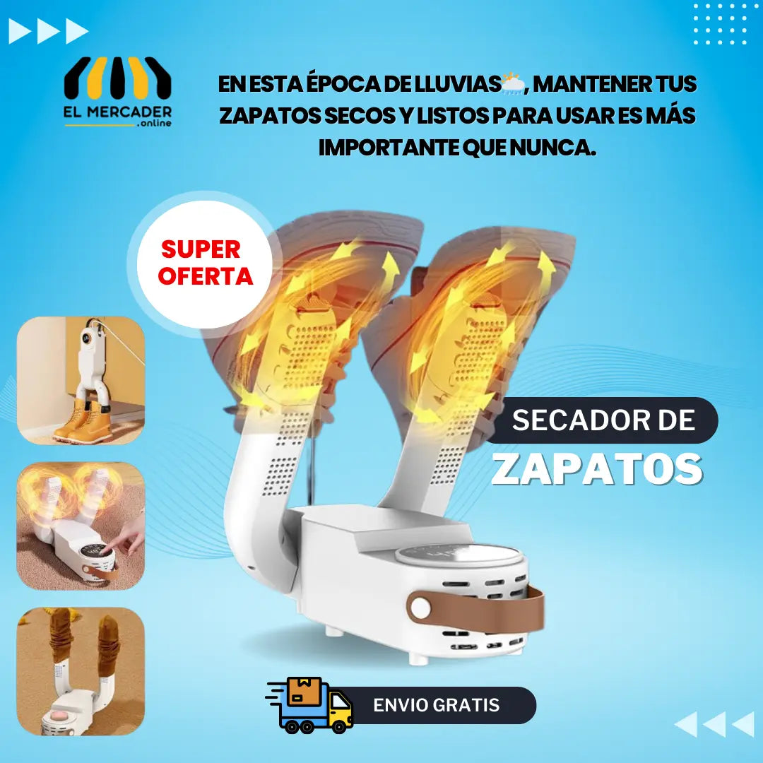 SECADOR DE ZAPATOS DELUX 👟🧦Protege tus zapatos y hazlos durar más.