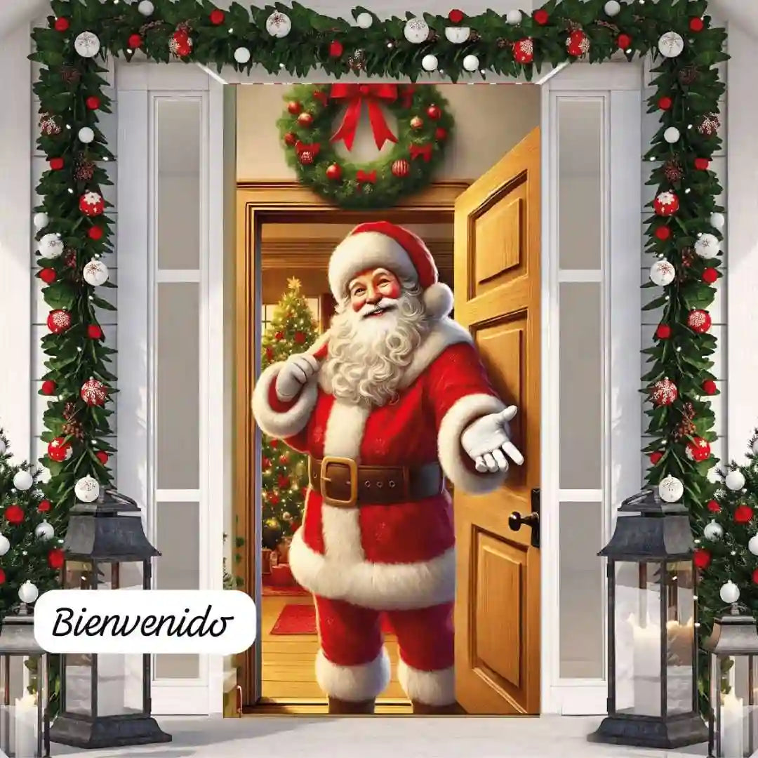 🎅 Funda Navideña Para Tu Puerta