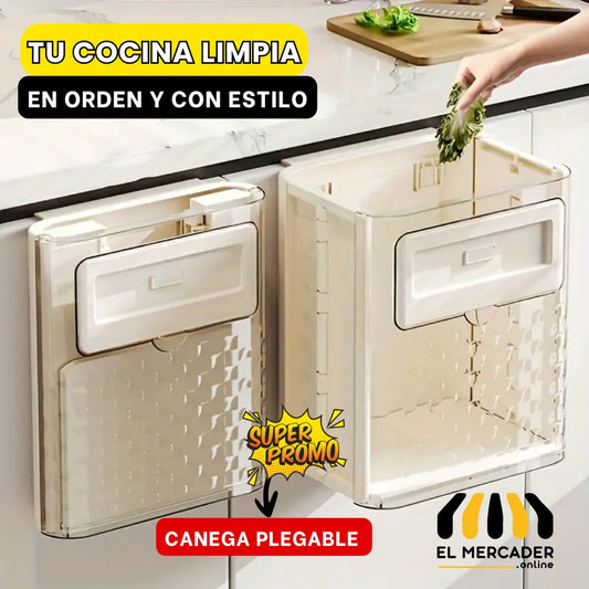 CANECA DE BASURA PLEGABLE PARA LA COCINA