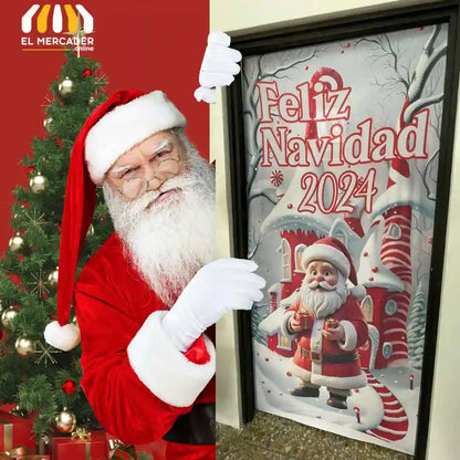 🎅 Funda Navideña Para Tu Puerta