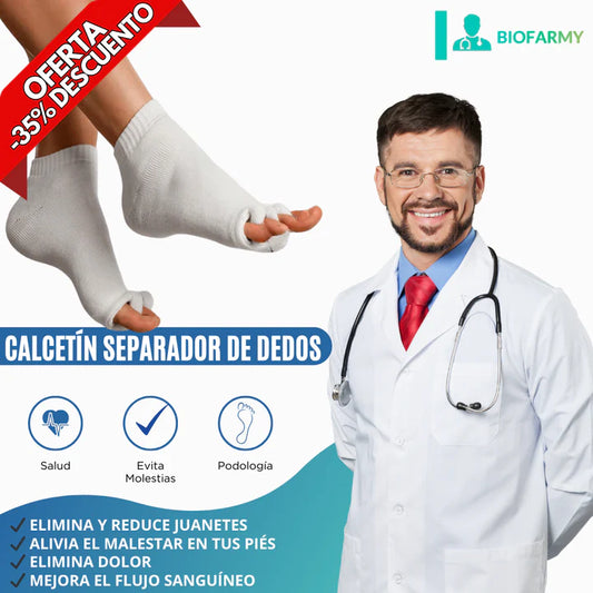 Calcetines con Separador BioFarmy® + obsequio medias de compresión