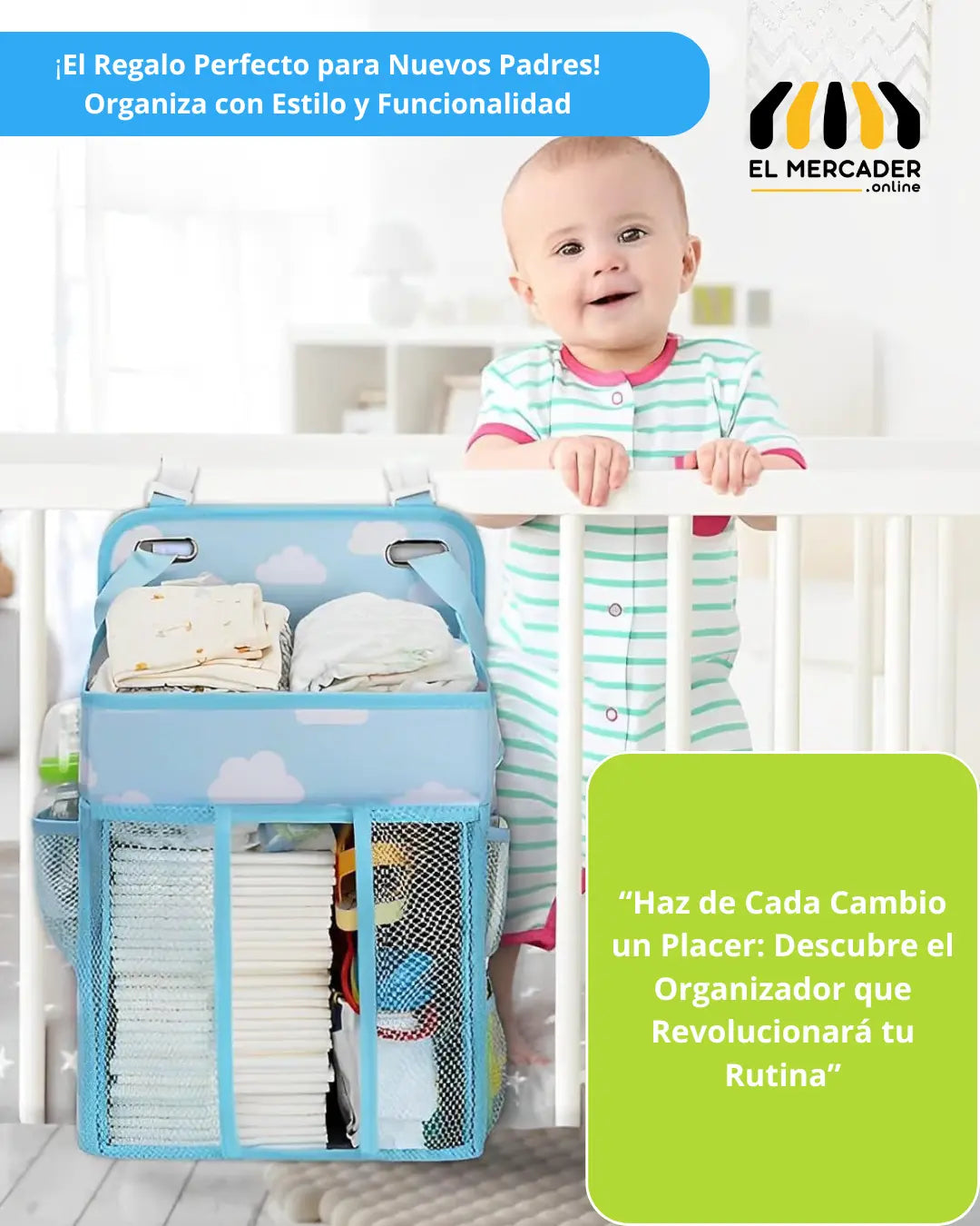 ORGANIZADOR DE PAÑALES PARA BEBE