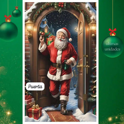 🎅 Funda Navideña Para Tu Puerta