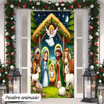 🎅 Funda Navideña Para Tu Puerta