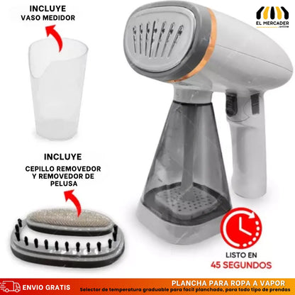 Vaporizador de ropa Eliminador de arrugas Plancha de vapor Vaporera para ropa Cuidado de la ropa