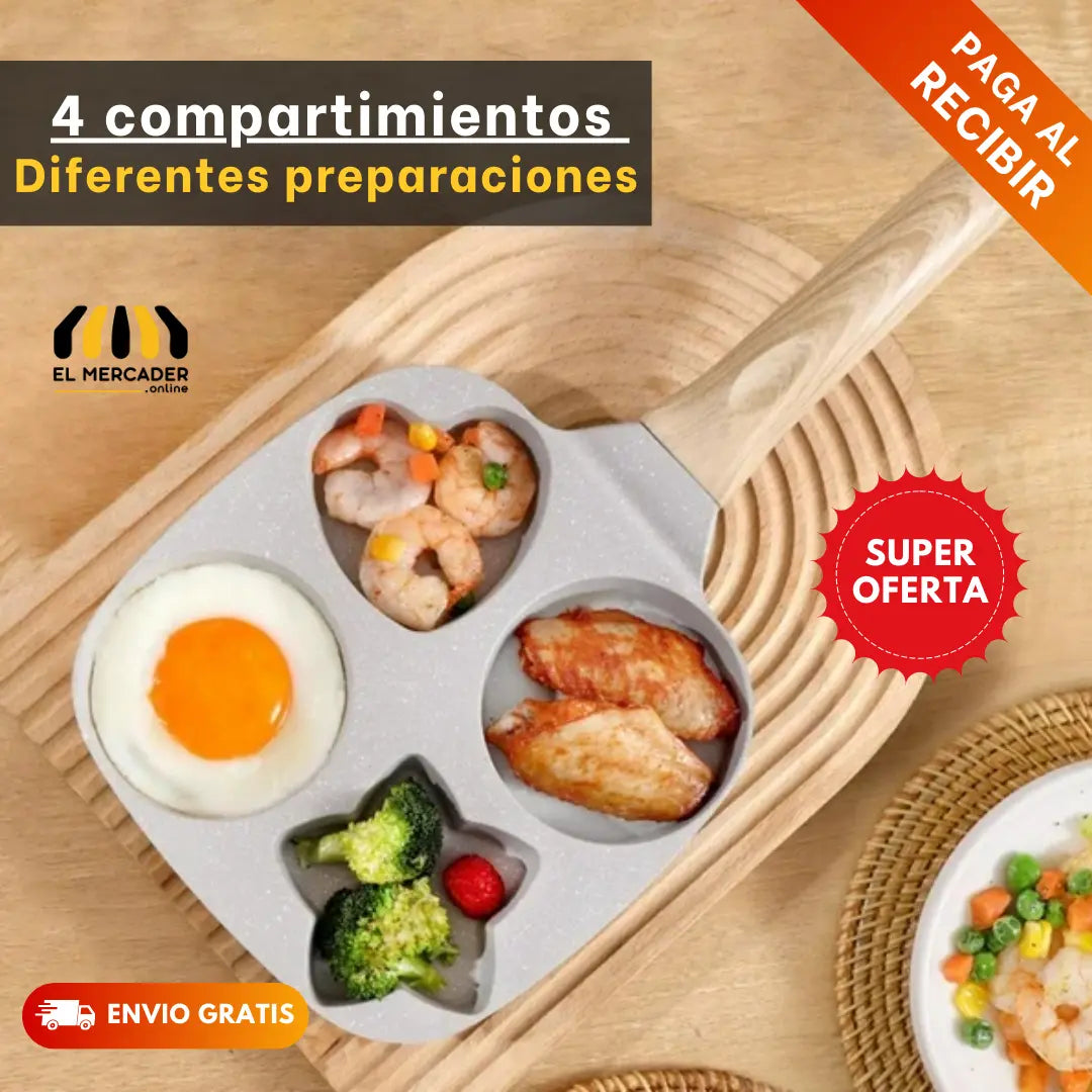 👌NUEVO SARTEN 4EN1  Desayunos mas RAPIDOS 🟰 familia ➕ feliz.🤩